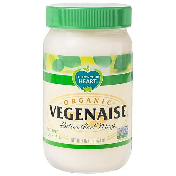 Follow Your Heart Organic, Egg Free, Non-GMO Vegenaise Vegan Mayo AlternativePack of 6 (16 ounce)