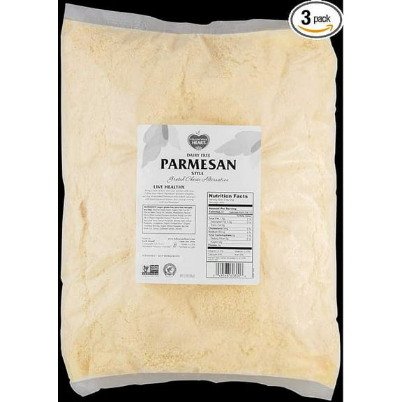 Follow Your Heart Vegan Grated Parmesan Cheese, 5 Pound - 3 per case.