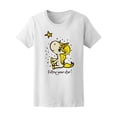 thumbnail image 1 of Follow Your Star! Unicorn Doodle T-Shirt Women -Image by Shutterstock, Female Large, 1 of 4