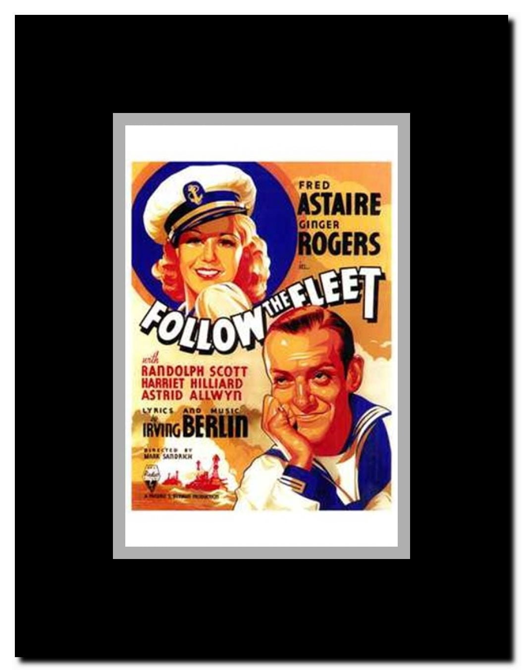 Follow the Fleet Framed Movie Poster