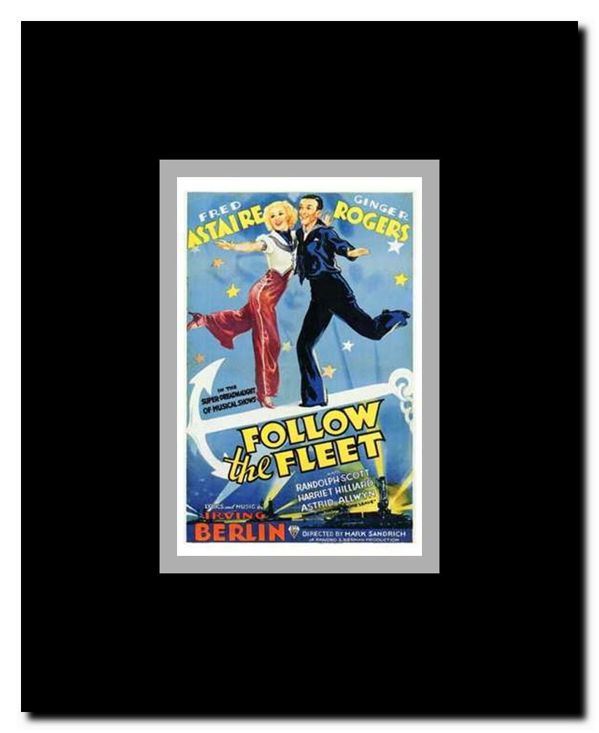 Follow the Fleet Framed Movie Poster