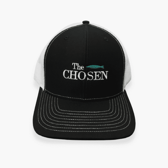 Follow the Leader-The Chosen Trucker Hat, Cotton, Black, 1 Count