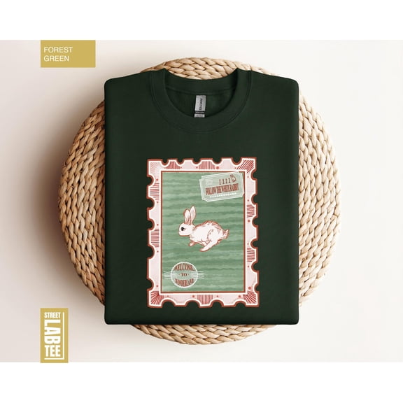 Follow the White Rabbit TShirt Welcome to Wonderland Shirt Animal Lovers Shirt White Rabbi