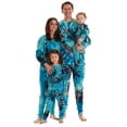thumbnail image 1 of #FollowMe Matching Christmas Pajamas for Family & Couples  Festive Holiday Sleepwear (Tie Dye Blue Swirl, Mens 3X-Large), 1 of 4