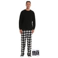 thumbnail image 1 of #FollowMe Mens Novelty Pajama Pants Set with Matching Socks  Fun & Comfy Sleepwear (Buffalo Plaid - Bring Me Beer White, XX-Large), 1 of 4
