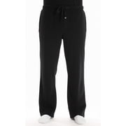 #followme Microfleece Mens Buffalo Plaid Pajama Pants with Pockets Black, Medium