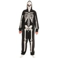 thumbnail image 1 of #FollowMe Skeleton Adult  Halloween / Onesie / Pajamas (Skeleton With Back Print, Medium), 1 of 6