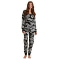 thumbnail image 1 of #FollowMe Women's Printed Henley Thermal Underwear Set with Jogger Pant (Camouflage - Black, XX-Large), 1 of 3