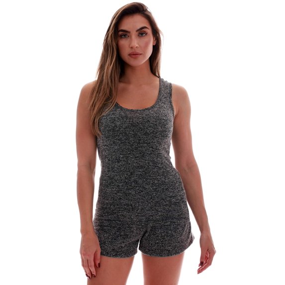 #FollowMe Womens Ultra-Soft Loungewear Short Set Relaxing & Stylish Sleepwear (Black, Small)