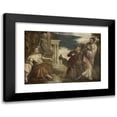thumbnail image 1 of Follower Of Paolo Veronese 18x14 Black Modern Framed Museum Art Print Titled - The Choice Between Virtue and Passion (1590 - 1680), 1 of 5