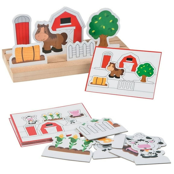Following Directions Farm Game - Educational - 1 Piece