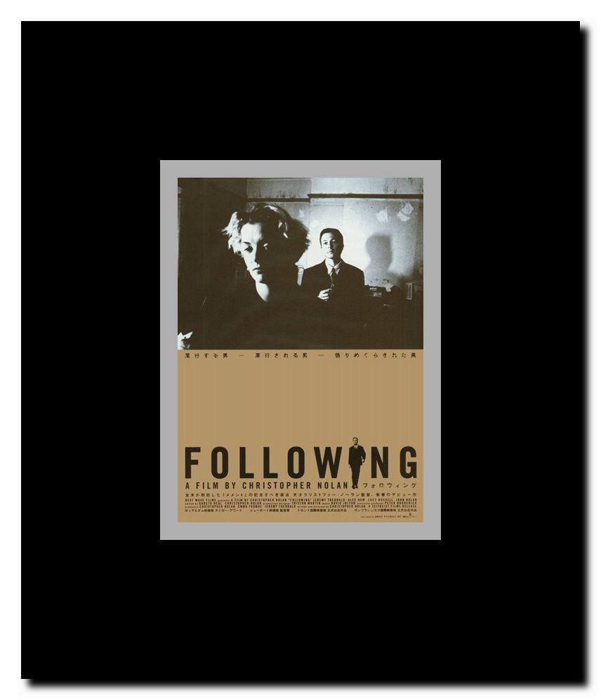 Following Framed Movie Poster