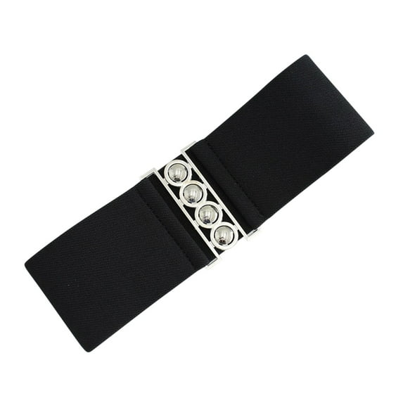 Belts for Women Elastic Waistband With Wide Elastic Waist Closure And Embellishment