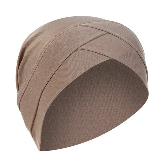 Head Wraps for Women Solid India Hat Muslim Ruffle Cancer Chemo Beanie Turban Wrap Scarf Cap