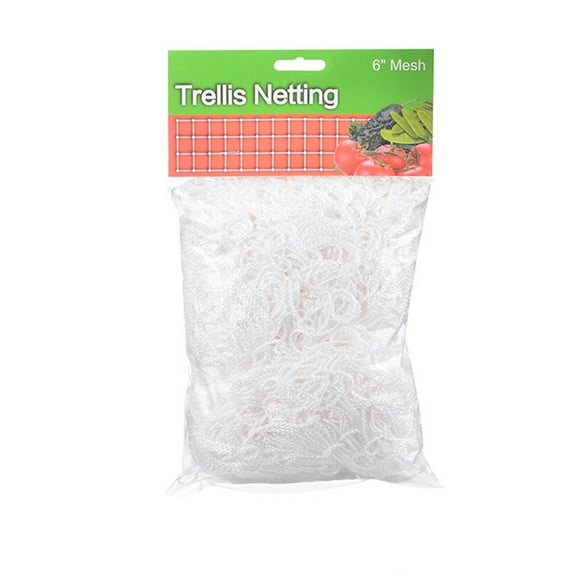Follure Heavy Duty Plant Trelli Netting Vine Climbing Gr-ow Support Net 5 x 15ft As Shown