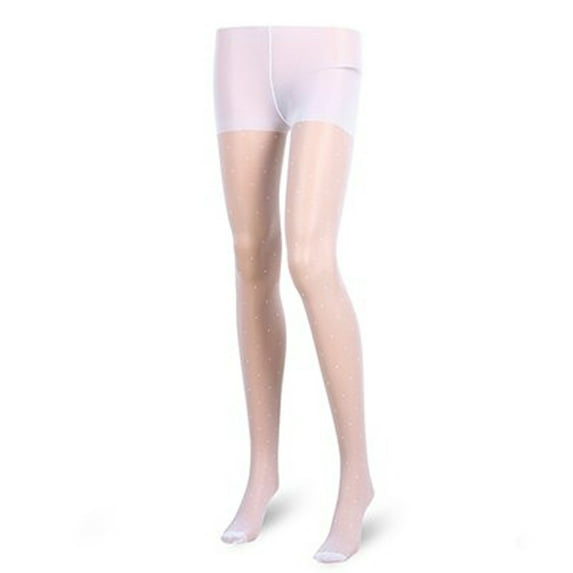 Follure High Waist Tights for Women Sexy Stockings Twill Small Polka Dot Print Thin Mesh Pantyhose