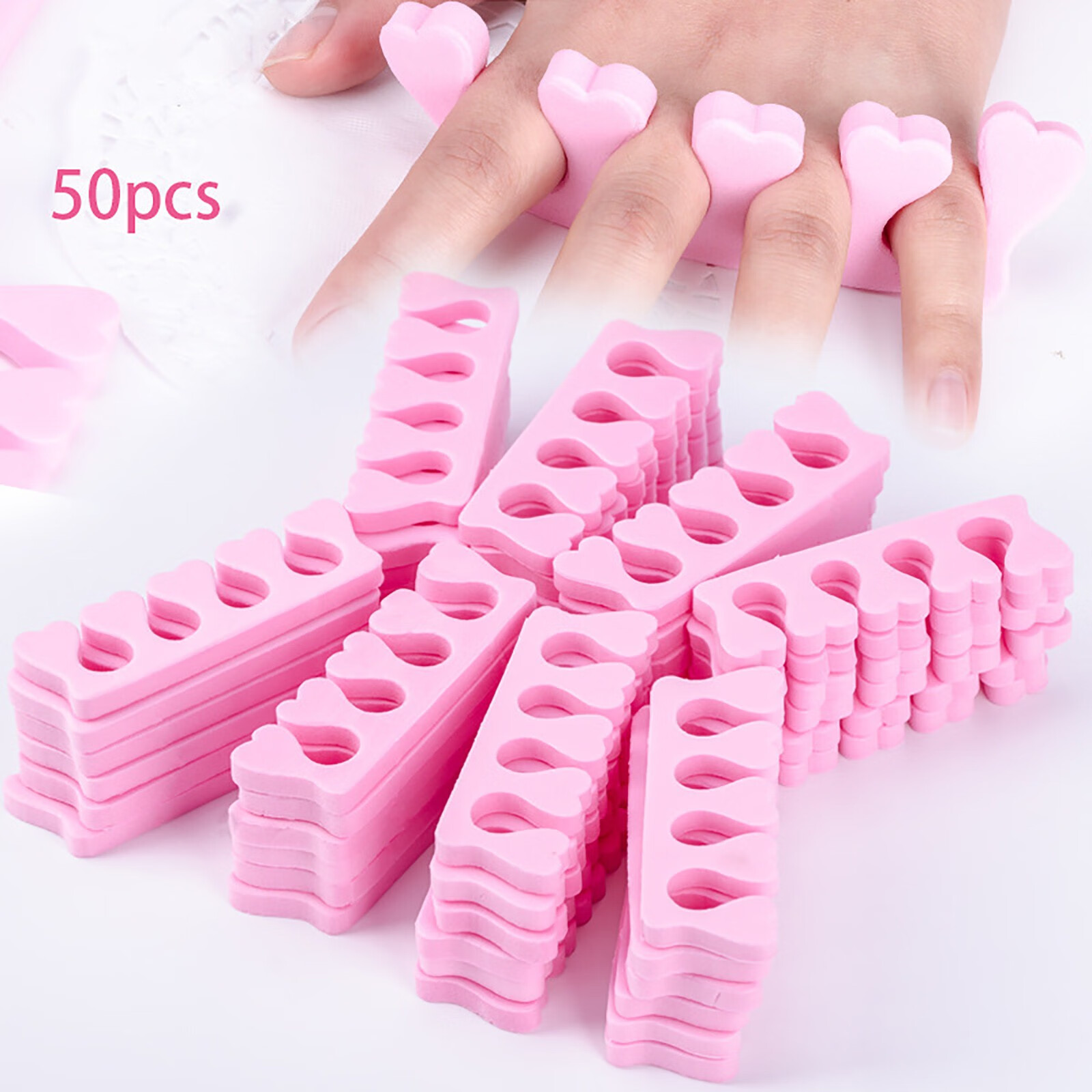 Follure Pro Beauty Tools Nail Tools Foam Toe Separator Finger Separator Soft Sponge Separator