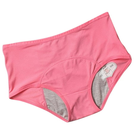 Follure Women Underwear Brief Leak Proof Menstrual Period Panties Waist Pants Underwear