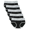 thumbnail image 1 of Women's High Waisted Cotton Underwear Tummy Control Full Covered Briefs Hipster Panties 5 Pack, 1 of 8