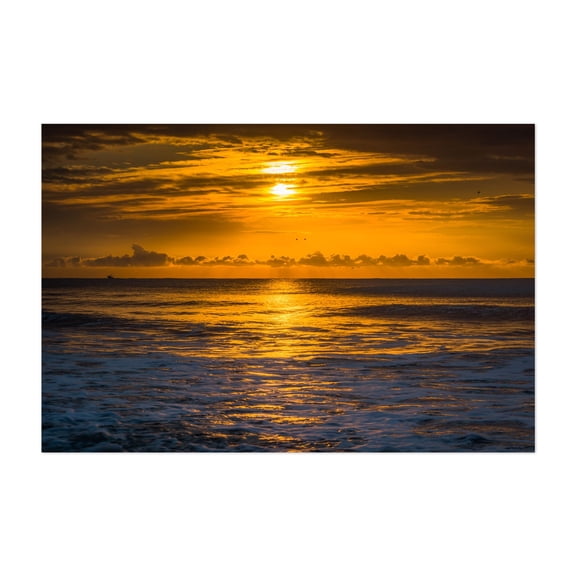 Folly Beach - Charleston South Carolina Photography Unframed Wall Art Print 5 x 7 inches