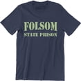 thumbnail image 1 of Folsom State Prison California Department 1968 Famous Jail Cell T-Shirt, 1 of 4