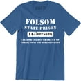 thumbnail image 1 of Folsom State Prison California Department 1968 Jail Cell s T-Shirt, 1 of 4
