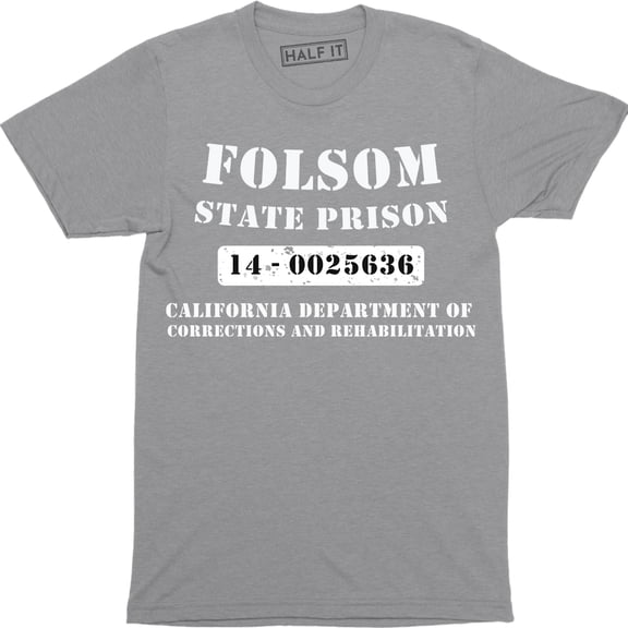 Folsom State Prison California Department 1968 Jail Cell s T-Shirt