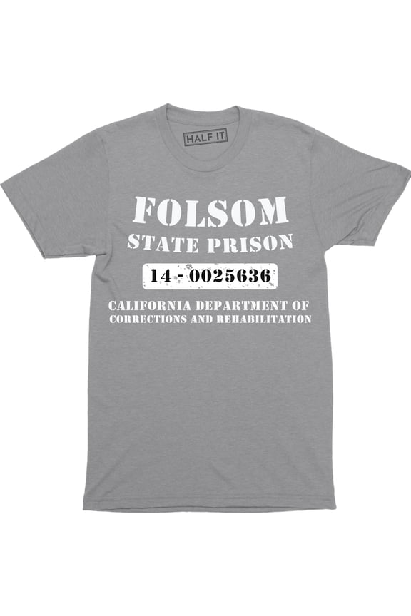 Folsom State Prison California Department 1968 Jail Cell s T-Shirt