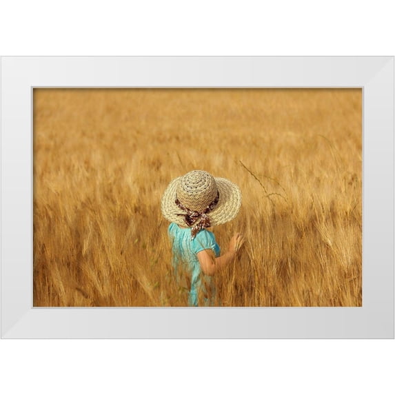 Fomina, Olga 18x13 White Modern Wood Framed Museum Art Print Titled - Summertime