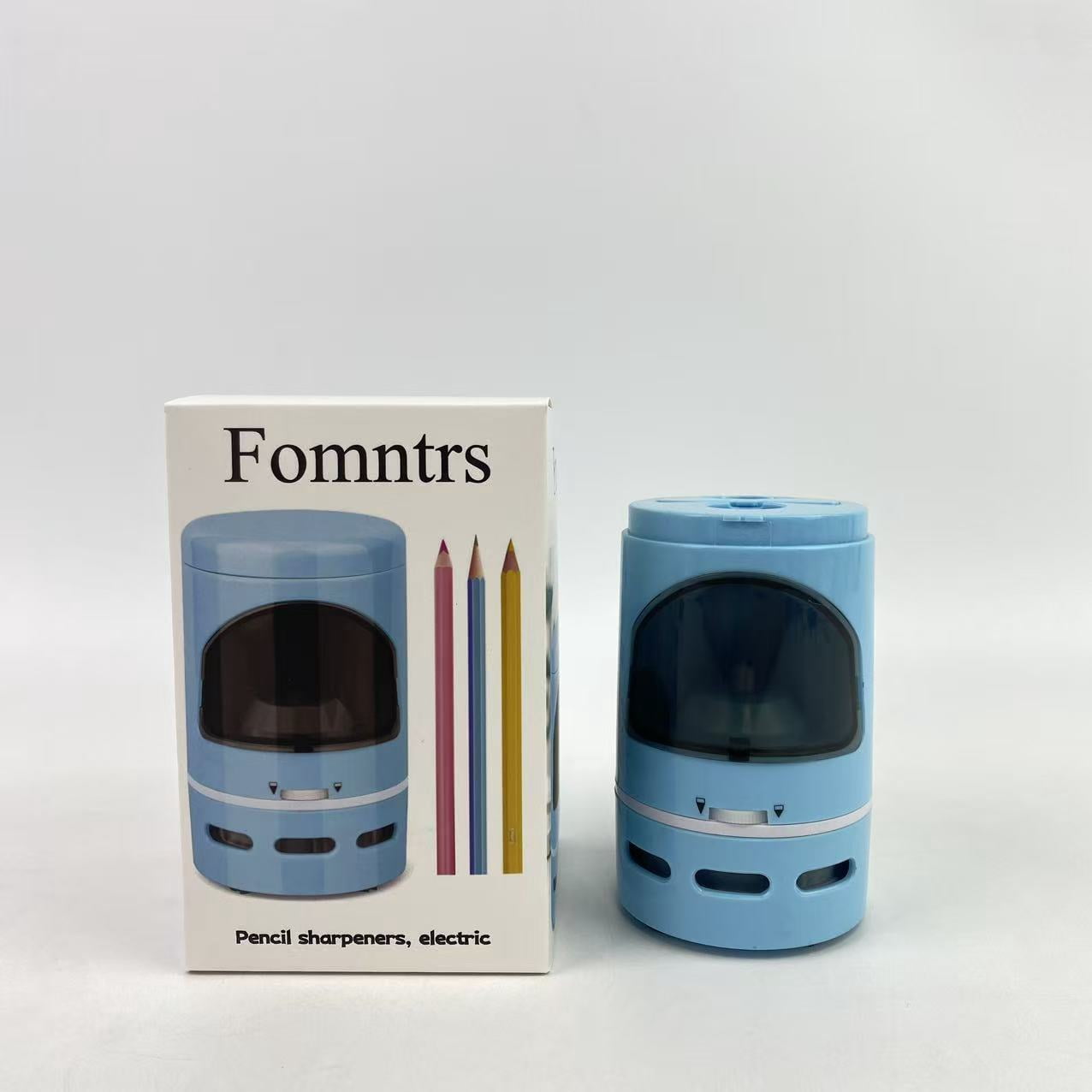 Fomntrs Pencil sharpeners, electric,2 in 1 Electric Pencil Sharpener with Mini Handheld Vacuums, Wireless Automatic Pencil Sharpener for 6.5-8mm Colored Pencils