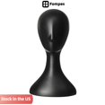 thumbnail image 1 of Fompes 15.7 Inch Professional Plastic Mannequin Head, Durable Women Model Wig Stand Display Styling Making Display Holder with Jack for Hat, Mask, Headdress, Necklace, 1 of 8