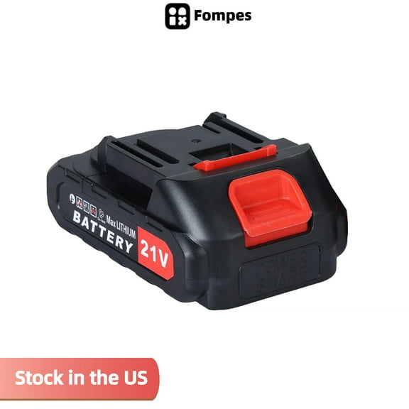 Fompes 1500mAh LITHIUM Battery Replacement for 21V Max Battery High Performance Rechargeable Compatible Electric Lawn Mower Weed Blower Pruning Shears Chain Saw