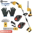thumbnail image 1 of Fompes 2-in-1 Cordless Hedge Trimmer 5.9ft Reach & Adjustable Pole Hedge Trimmer 21V Electric Lightweight Hedge Trimmer w/Dual Batteries Grass Shears for Women Seniors Garden Lawn Shrub Pruning Tool, 1 of 12