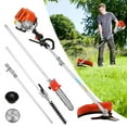 thumbnail image 1 of Fompes 52cc Gas Weed Wacker, 5 in 1 Heavy Duty Weed Eater Gas Powered, Brush Cutter, Cordless Hedge Trimmer, Handheld Pole Saw and 2-Cycle String Trimmer Machine with Metal Blades for Lawn Care, 1 of 24