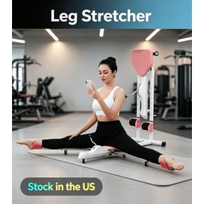 Fompes Leg Stretcher Machine, Split Machine,Leg Stretcher,Stretching Equipment,Split Machine Trainer for Flexibility,Yoga Ballet Dance and Gymnastics,300 Lbs Weight Capacity,Pink