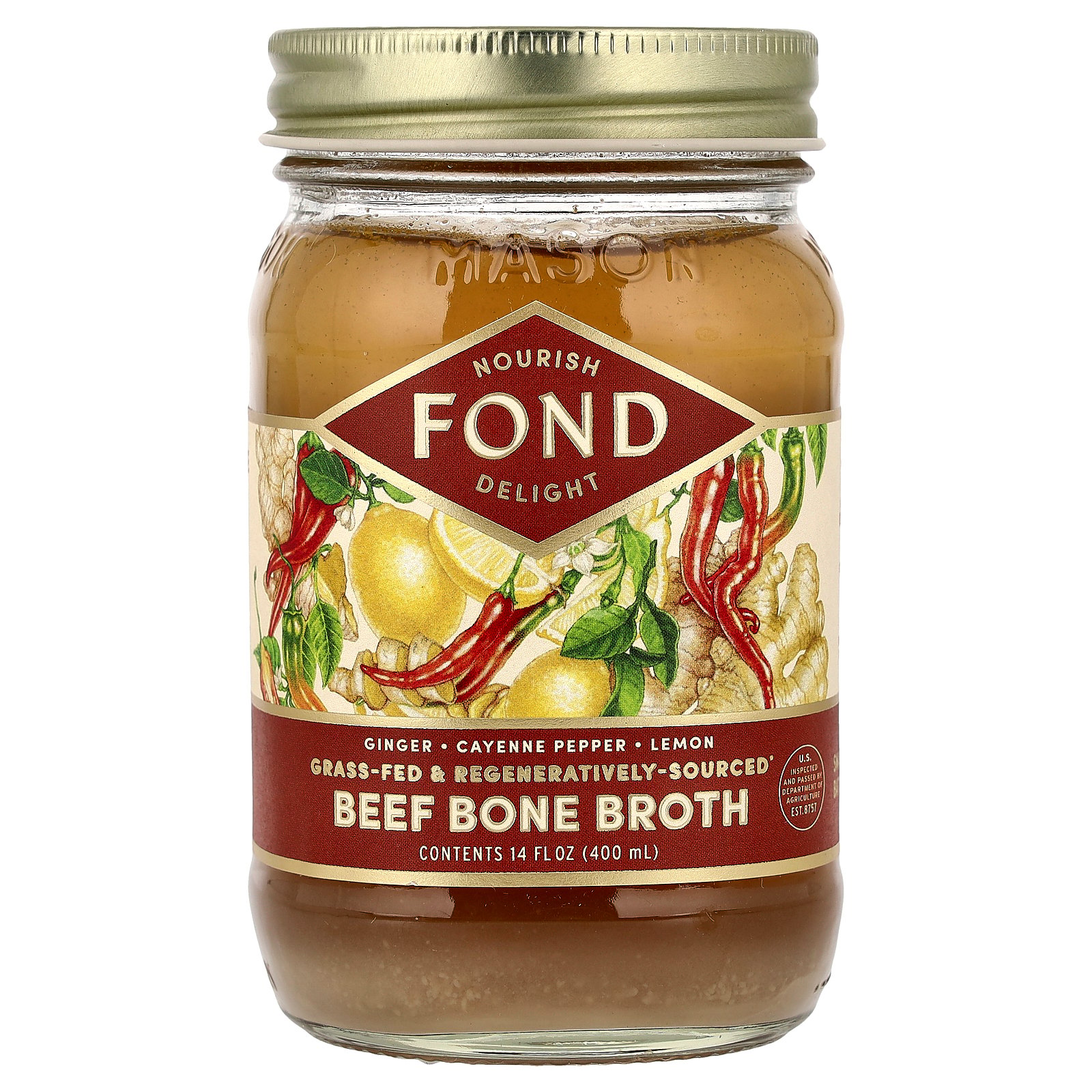 Fond Beef Bone Broth 14 fl oz
