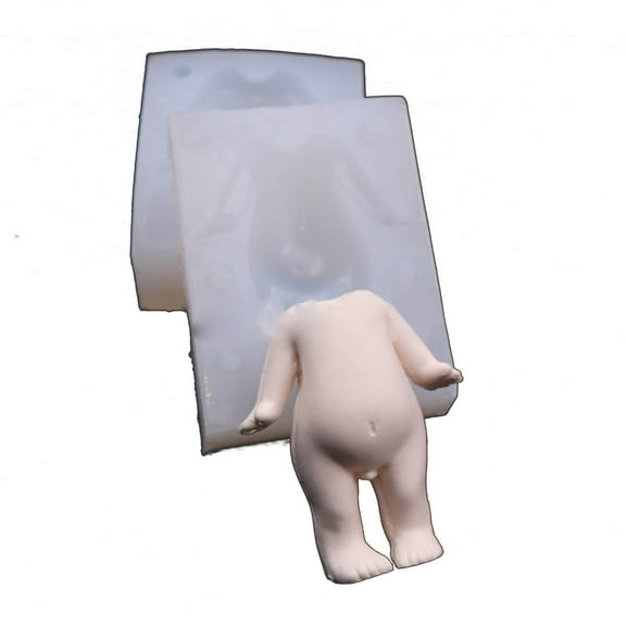 Fondant Dolls Body Molds 3D Body Cake Mould Clay Soft Clay Epoxy Resins Silicone Molds Baking Craft Cake Mould