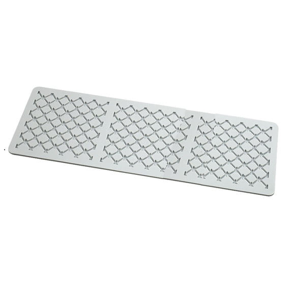 Fondant Impression Mats Pastry Hollow Fishing Net Pattern Lace Mat Chocolate Silicone Mold for Cake Decorating