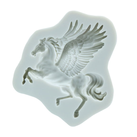 Fondant Molds Flying Horse Shape Silicone Material Mould Chocolate Moulds Kitchen Baking Accessories Cake Baking Gadgets