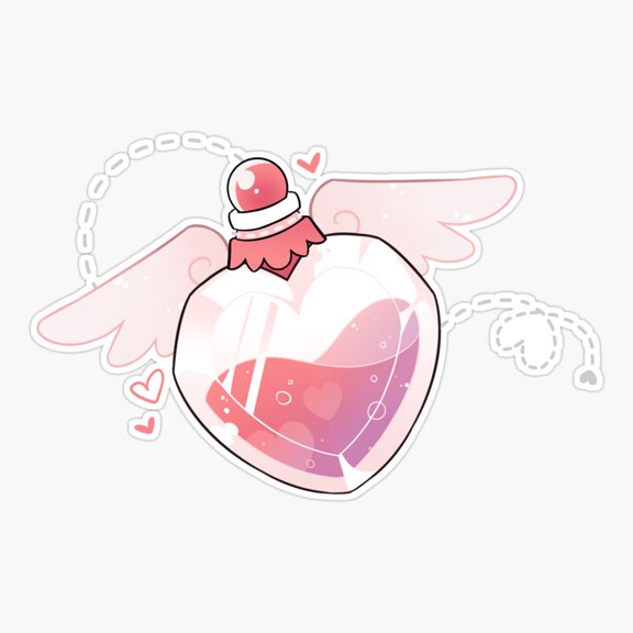 Fondness Potion Magic Bottle Sticker