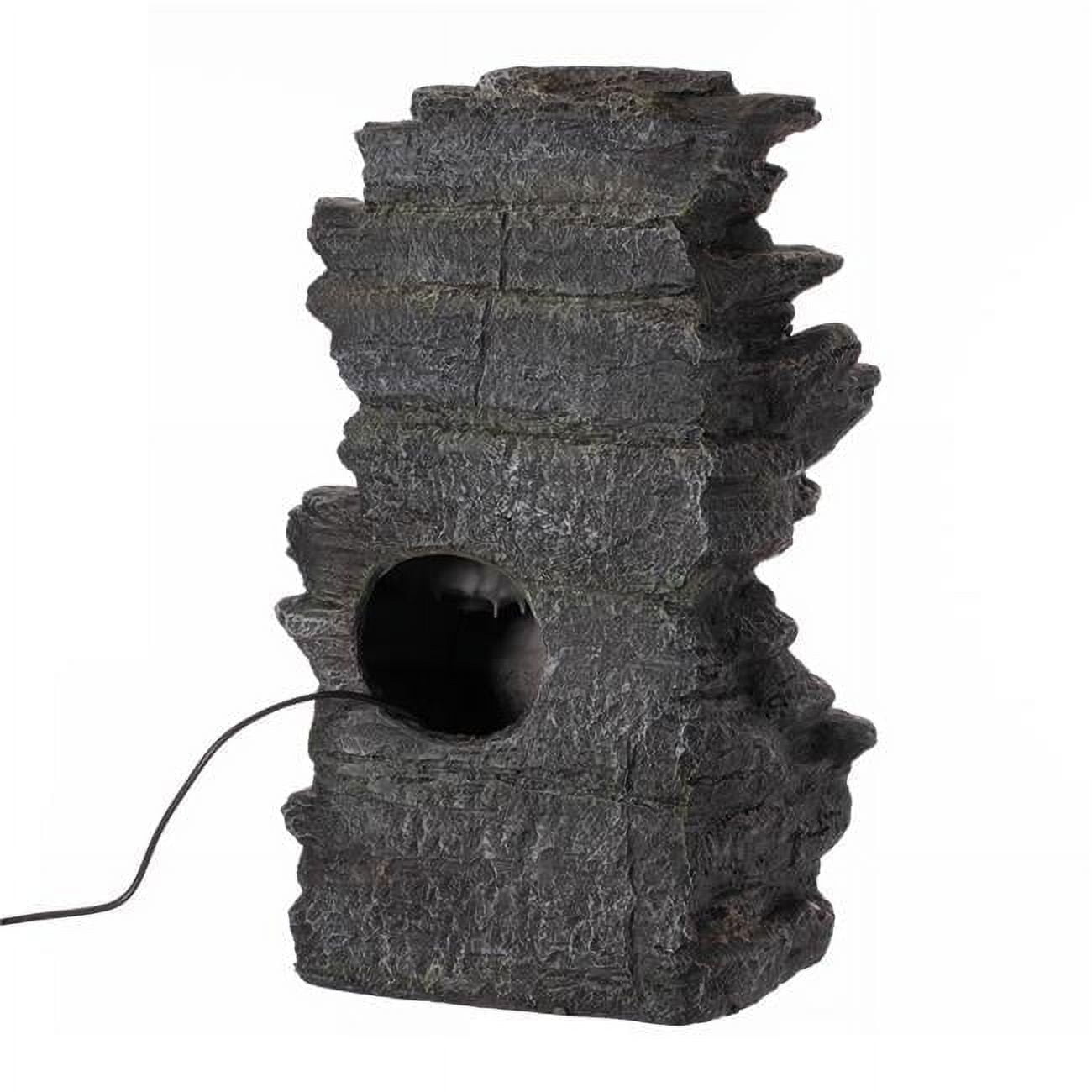 Fondo 18" Indoor and Outdoor 8-Tier Rock Water Fountain