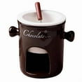 thumbnail image 1 of Fondue Mug Ceramic Chocolate Melting Pot Mugs Snack Candy Melter Coffee, 1 of 6