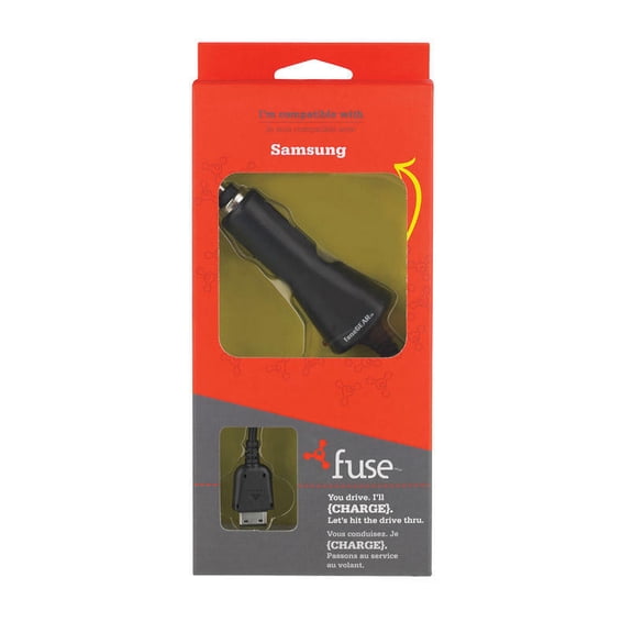 FoneGear Cell Phone Car Charger For Samsung 6 ft. L 01102