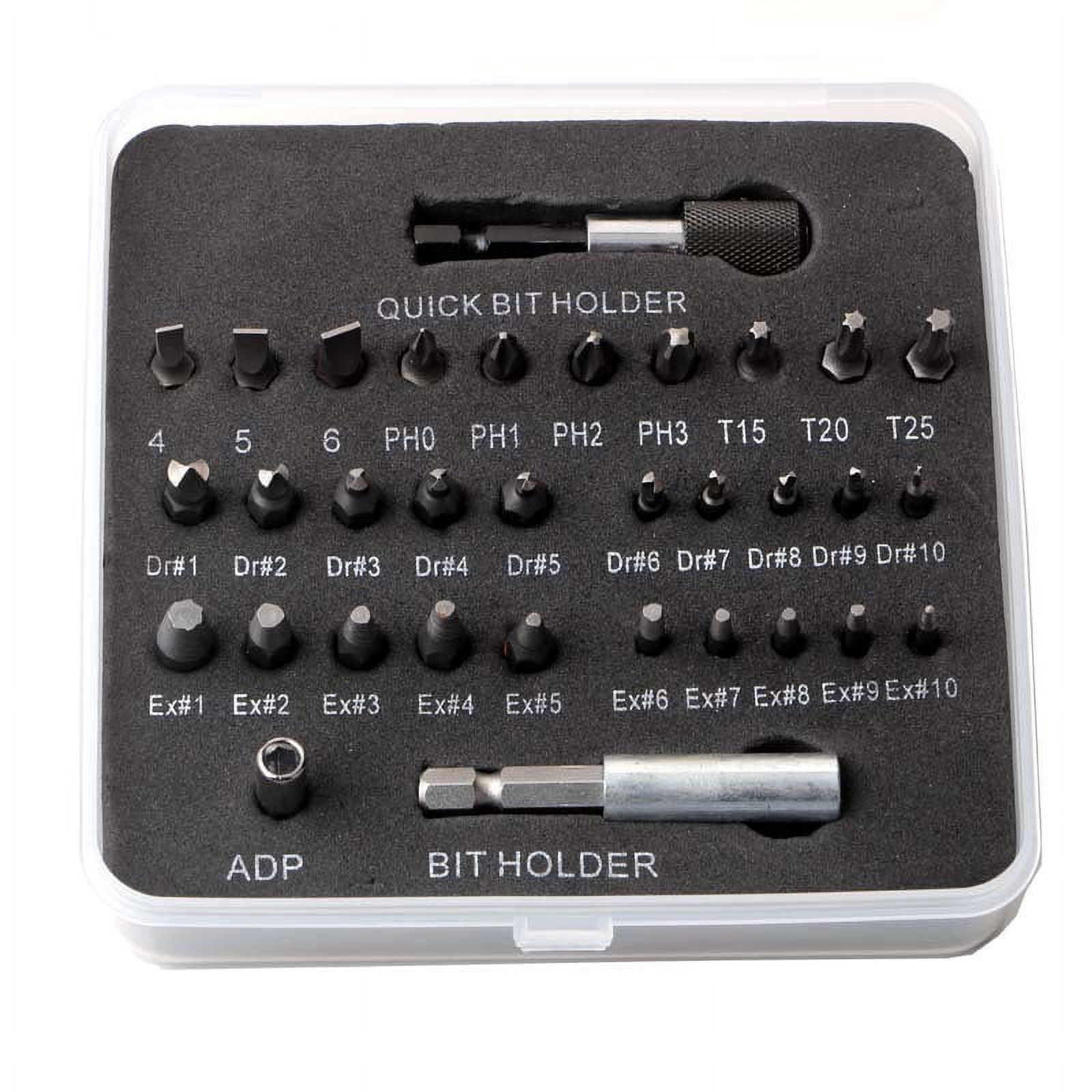 Fonepro Damaged Screw Extractor, 33 Pieces Bolt Extractor Kit, with ...