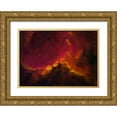 thumbnail image 1 of Fong, Ken 24x18 Gold Ornate Wood Framed with Double Matting Museum Art Print Titled - A Mountain In The Heart, 1 of 4