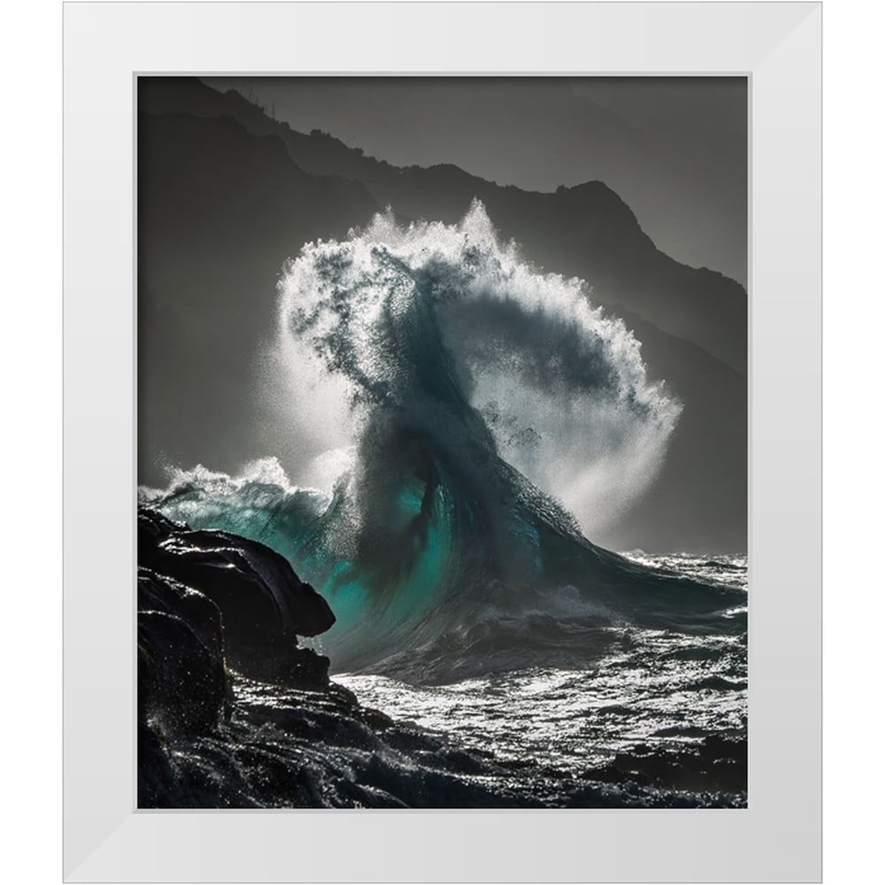 Fong, Ken 26x30 White Modern Wood Framed Museum Art Print Fong, Ken 26x30 White Modern Wood Framed Museum Art Print