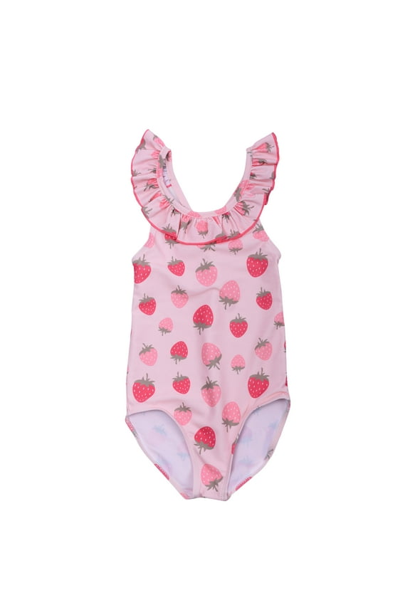 Cute Printed Kids Swimwear Long Sleeve and Sleeveless Options 3M-4T