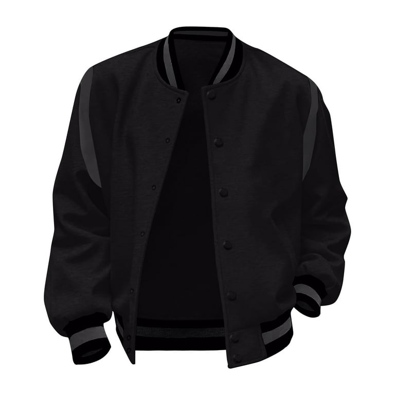 Fonma Man's Varsity Baseball Jacket Cotton Blend Letterman Jackets