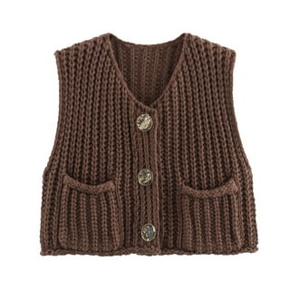Cropped Sweater Vest Cropped Sweater Vest