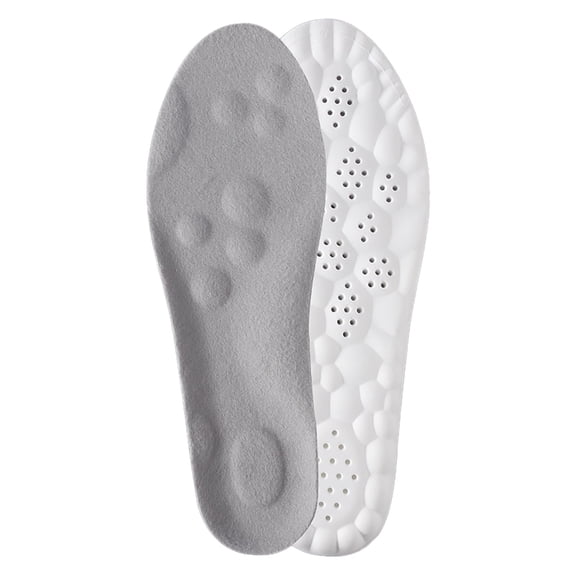 Fonmwin Cork Insoles Arch Support Temperature Comfortable and Breathable Sports Insole In Winter Odor Eaters Insoles for Women Shoes Grey 10.5